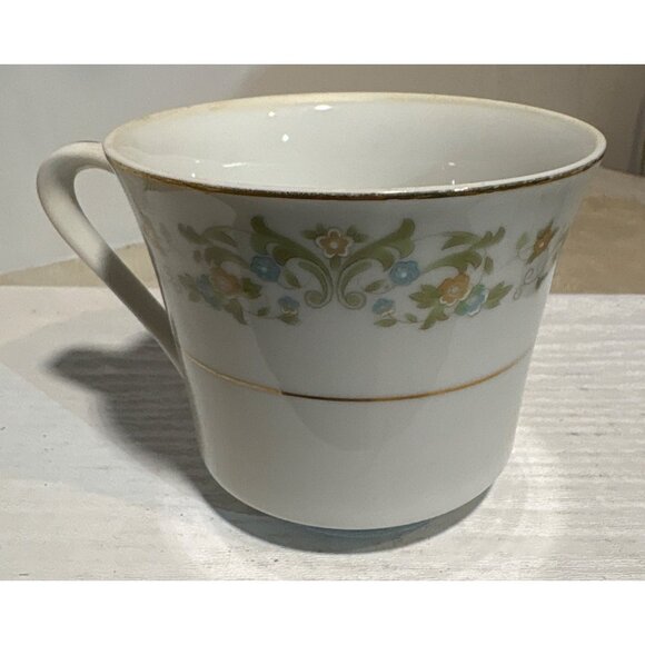 Set of 4 Towne House Summerlace China Cup & Saucer Set Floral Pattern Japan Vtg - Picture 4 of 14